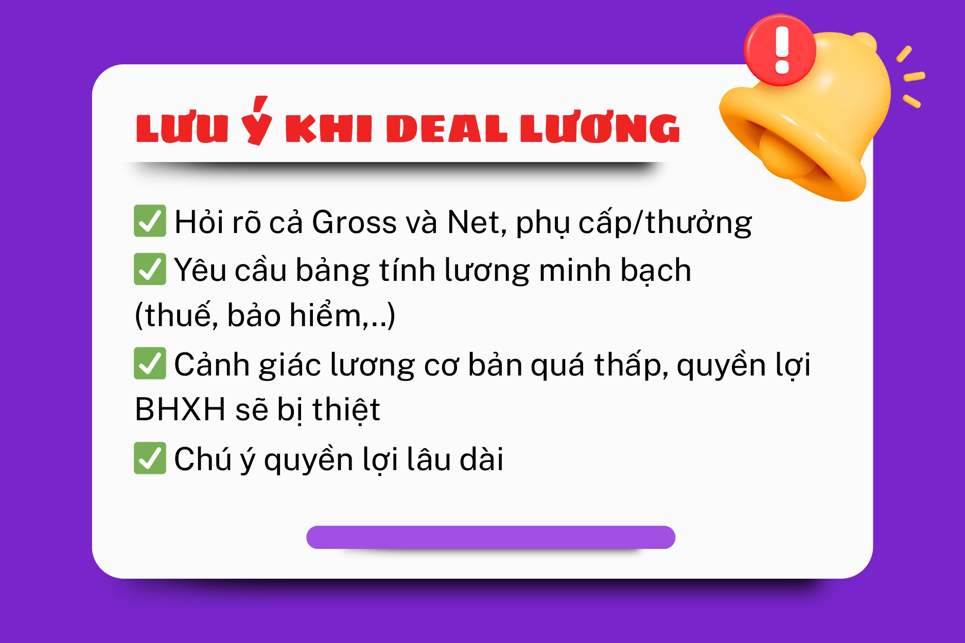 lưu ý khi deal lương CareerBox