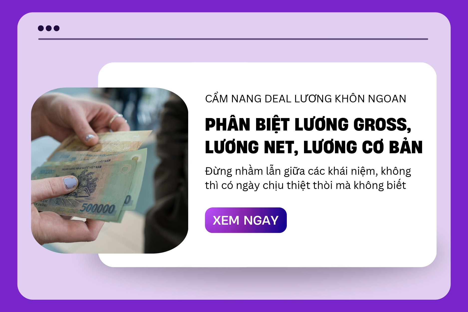 phân biệt các loại lương gross,net,cơ bản CareerBox