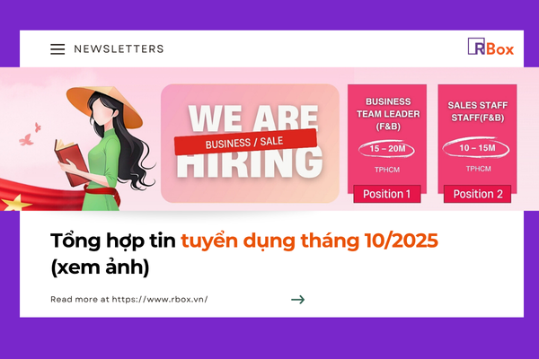 Cơ Hội Việc Làm "Hot" Tháng 10/2025: CareerBox Tuyển Dụng Hàng Loạt Vị Trí Sale/Kinh Doanh