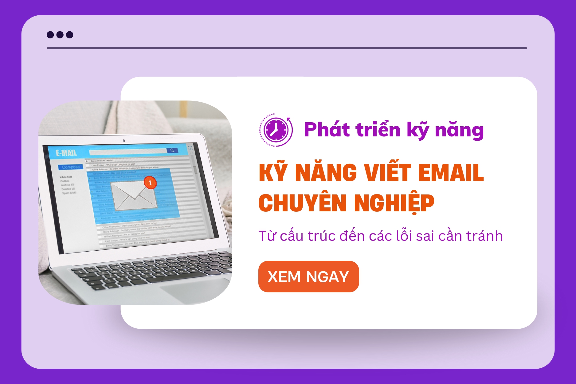 Phát triển kũ nănng viết email chuyên nghiệp