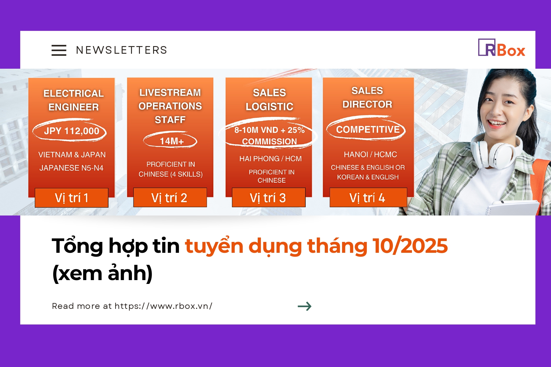 Tổng hợp tin tức việc làm tháng 10/2025