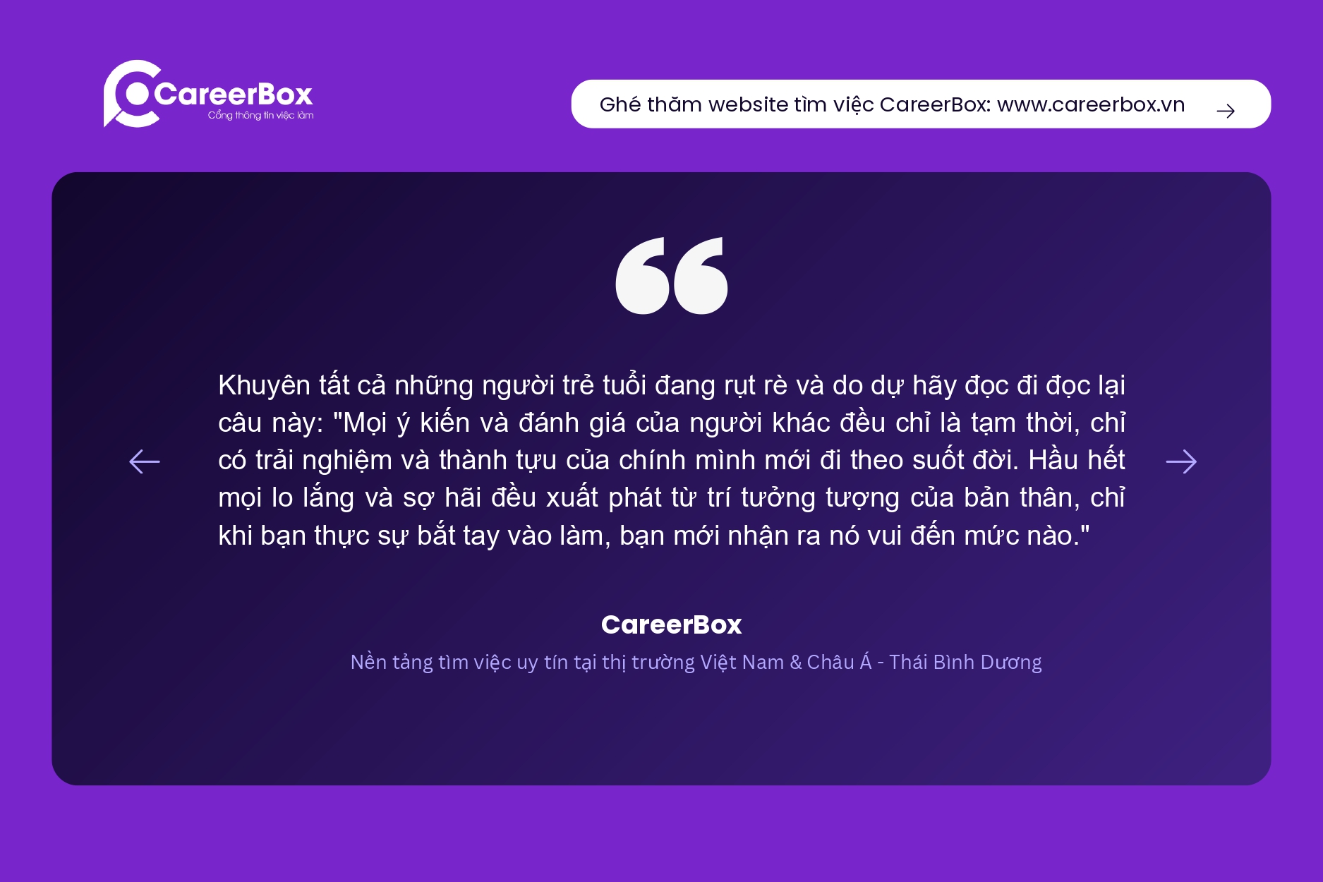 Vượt qua nỗi sợ bị đánh giá để phát triển bản thân CareerBox