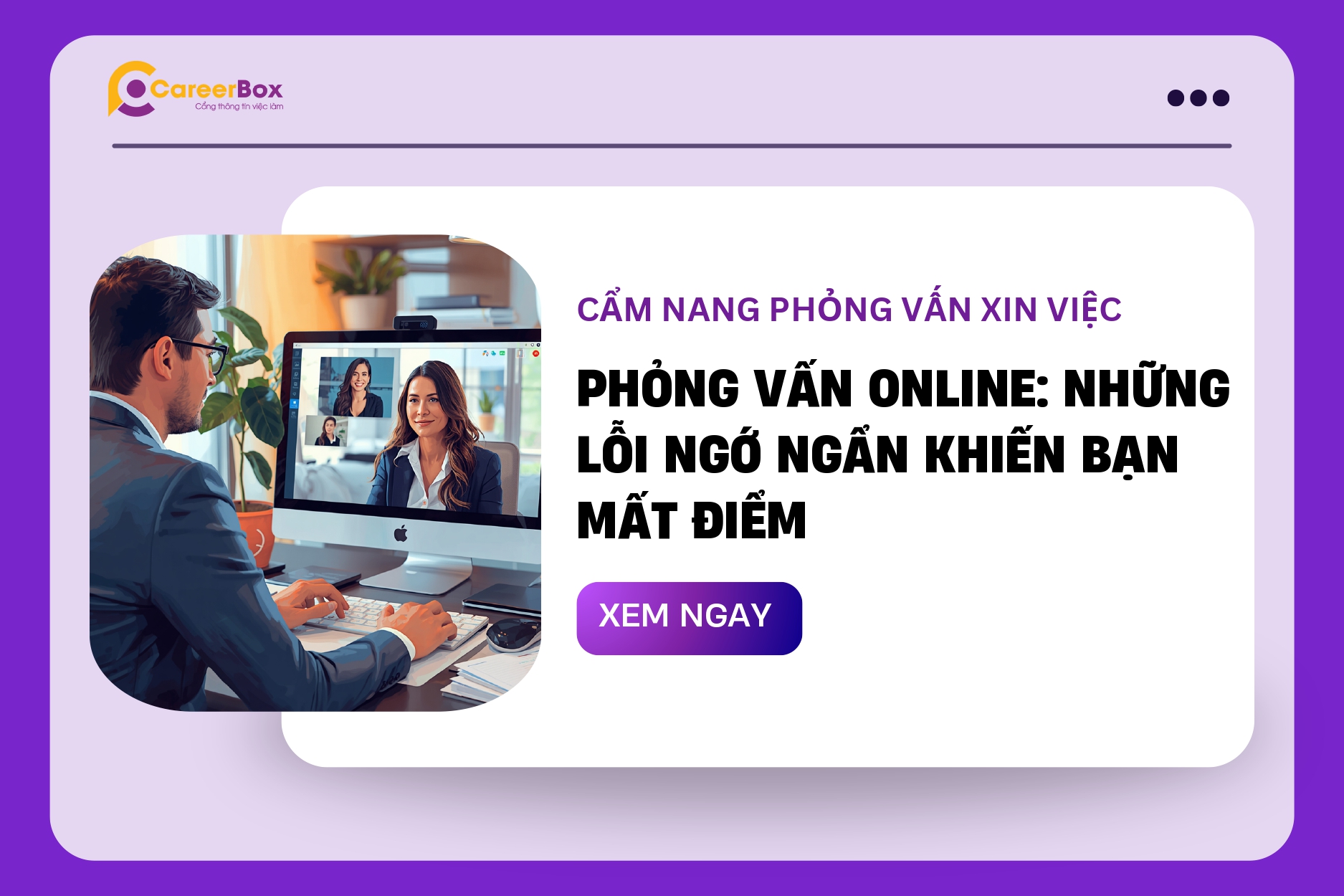 Những lỗi thường gặp khi phỏng vấn online qua Zoom và Teams