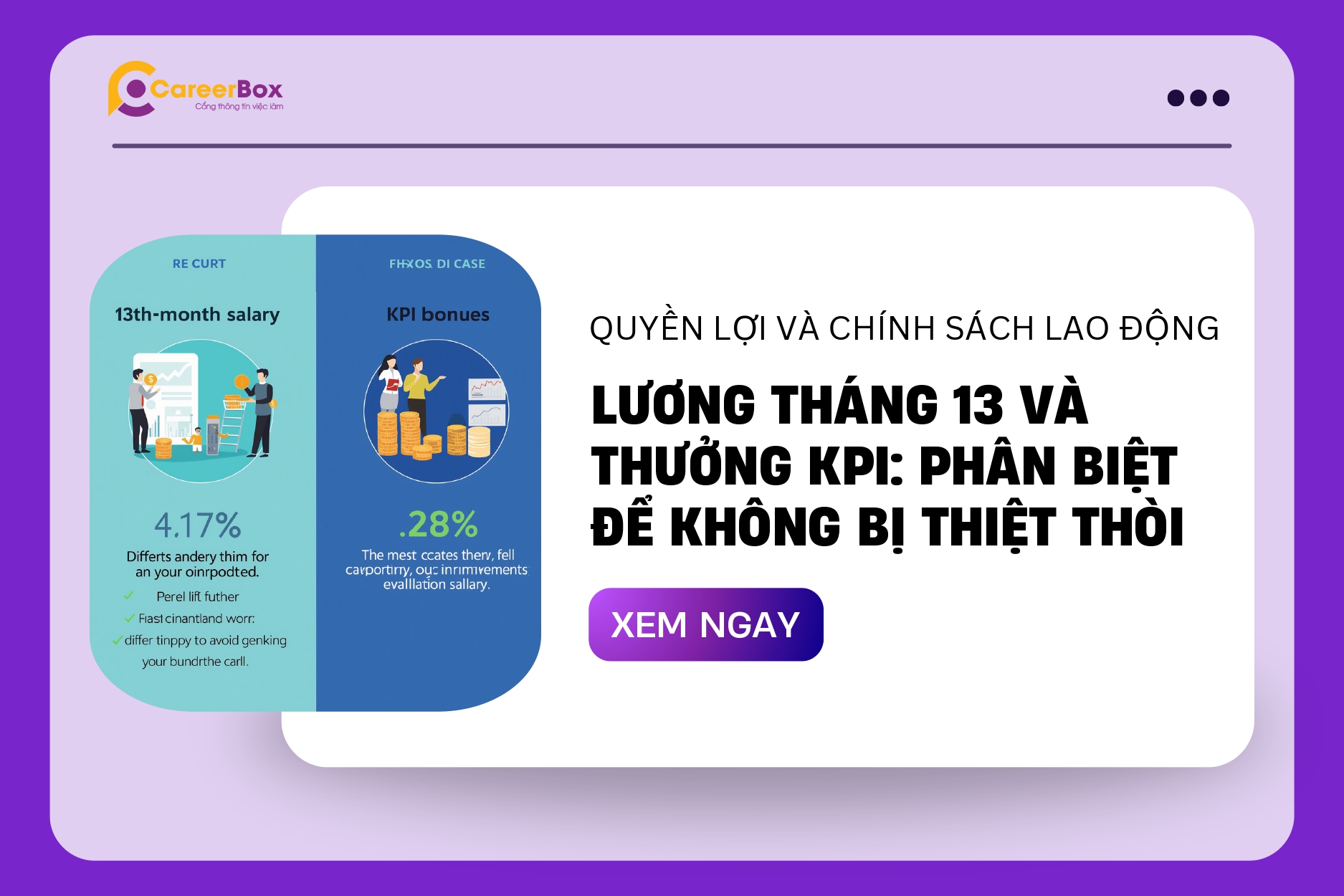 Phân biệt lương tháng 13 và thưởng KPI để bảo vệ quyền lợi lao động