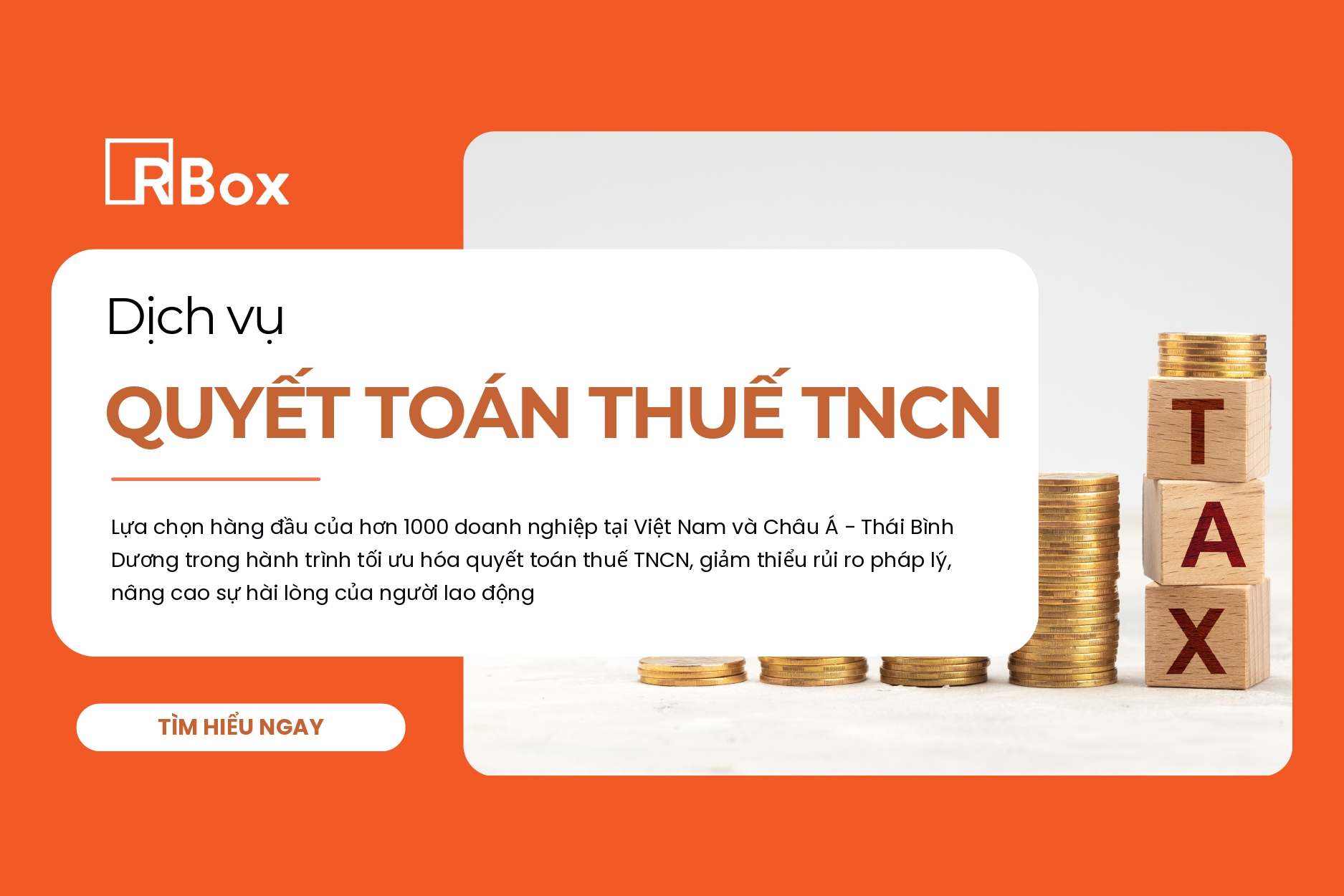 Dịch vụ quyết toán thuế thu nhập cá nhân RBox Dịch vụ quyết toán thuế thu nhập cá nhân RBox