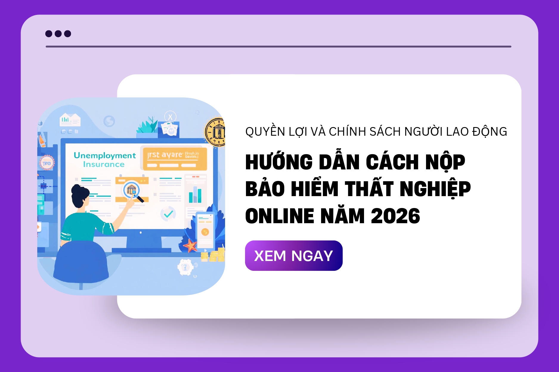 Nộp Bảo hiểm thất nghiệp online 2026 Nộp Bảo hiểm thất nghiệp online 2026