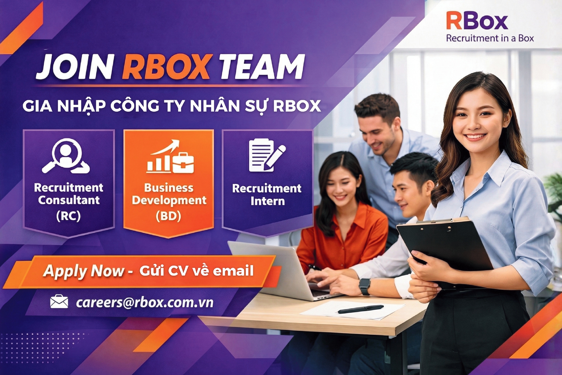 RBox Tuyển Dụng 2026: Cơ Hội Phát Triển Sự Nghiệp Ngành HR